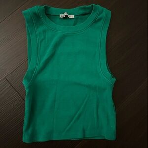 Zara green tank